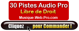 Commander 30 Musiques Libre de Droit